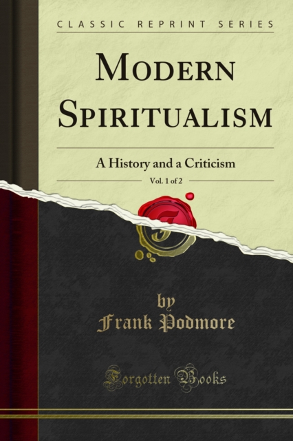 Book Cover for Modern Spiritualism by Frank Podmore