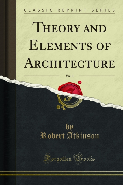 Book Cover for Theory and Elements of Architecture by Robert Atkinson