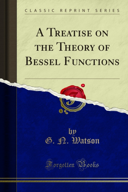 Book Cover for Treatise on the Theory of Bessel Functions by G. N. Watson