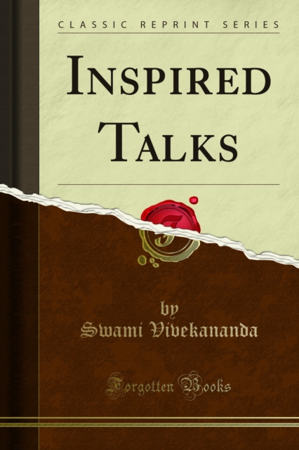 Book Cover for Inspired Talks by Swami Vivekananda