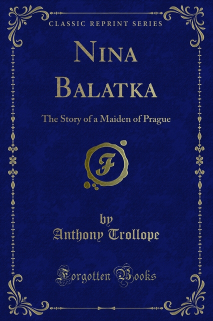 Book Cover for Nina Balatka by Anthony Trollope