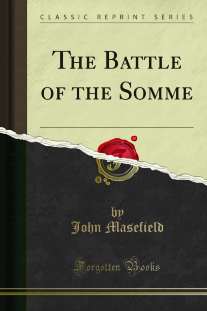 Book Cover for Battle of the Somme by John Masefield