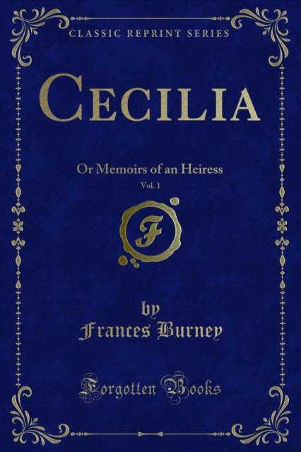 Book Cover for Cecilia by Burney, Frances