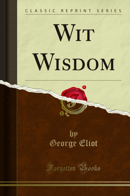 Book Cover for Wit Wisdom by George Eliot