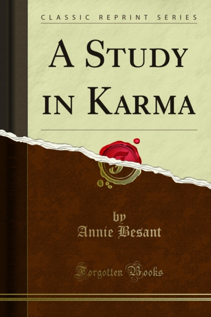 Book Cover for Study in Karma by Besant, Annie