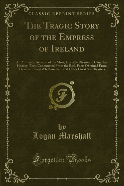 Book Cover for Tragic Story of the Empress of Ireland by Logan Marshall