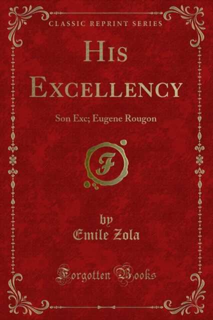 Book Cover for His Excellency by Emile Zola