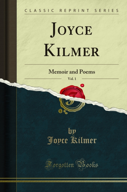 Book Cover for Joyce Kilmer by Joyce Kilmer