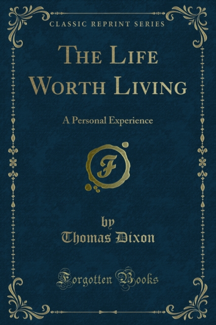 Book Cover for Life Worth Living by Dixon, Thomas