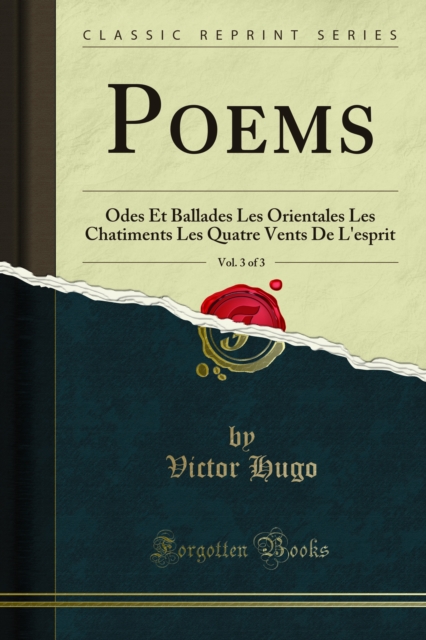 Book Cover for Poems by Victor Hugo