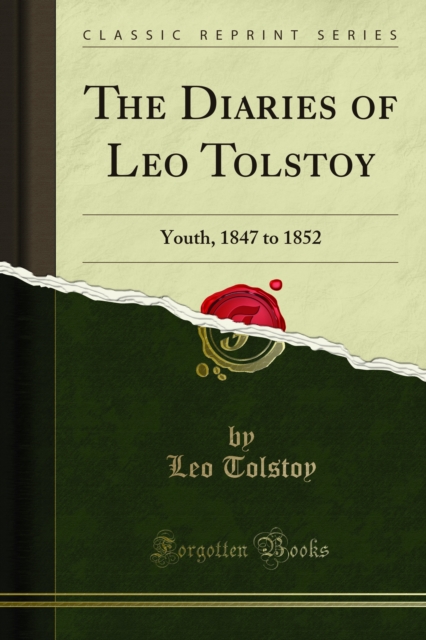 Book Cover for Diaries of Leo Tolstoy by Leo Tolstoy