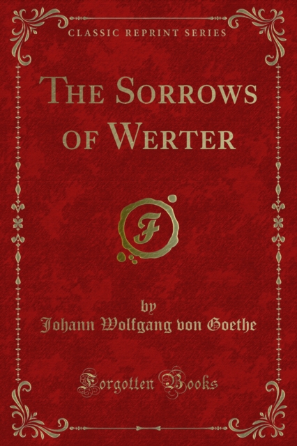 Book Cover for Sorrows of Werter by Johann Wolfgang von Goethe
