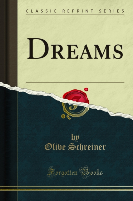 Book Cover for Dreams by Olive Schreiner