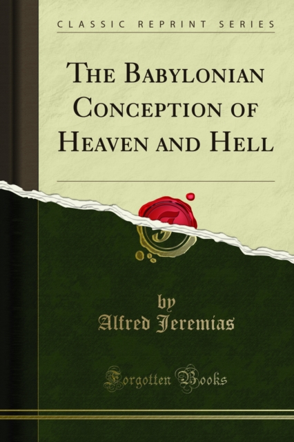 Book Cover for Babylonian Conception of Heaven and Hell by Jeremias, Alfred