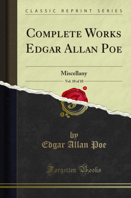 Book Cover for Complete Works Edgar Allan Poe by Edgar Allan Poe