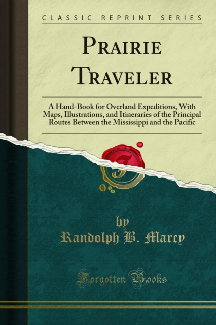 Book Cover for Prairie Traveler by Marcy, Randolph B.