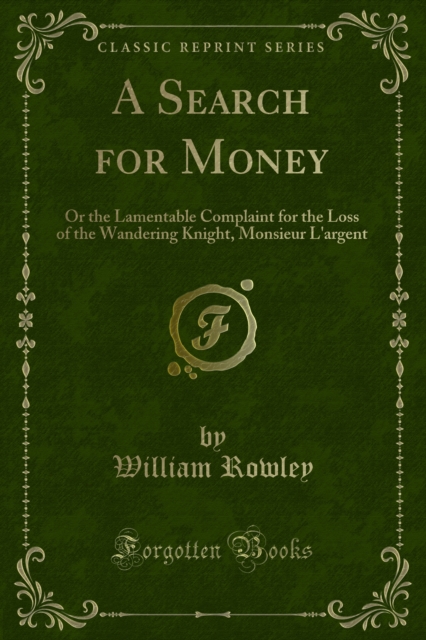 Book Cover for Search for Money by William Rowley