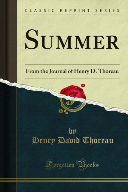 Book Cover for Summer by Henry David Thoreau