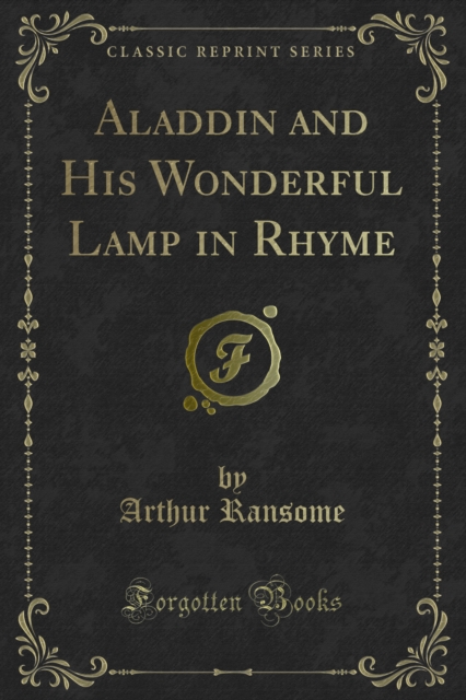 Book Cover for Aladdin and His Wonderful Lamp in Rhyme by Arthur Ransome