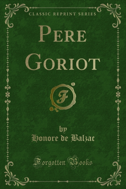 Book Cover for Pere Goriot by Honore de Balzac