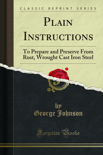 Book Cover for Plain Instructions by George Johnson