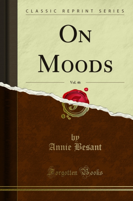 Book Cover for On Moods by Besant, Annie