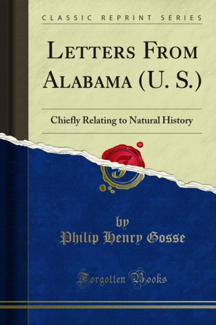 Book Cover for Letters From Alabama (U. S.) by Gosse, Philip Henry