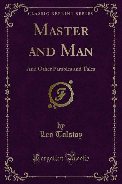 Book Cover for Master and Man, and Other Parables and Tales by Leo Tolstoy