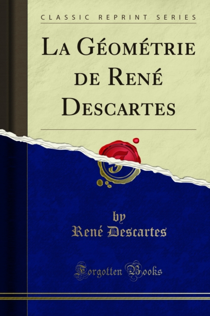 Book Cover for La Géométrie de René Descartes by Descartes, Rene