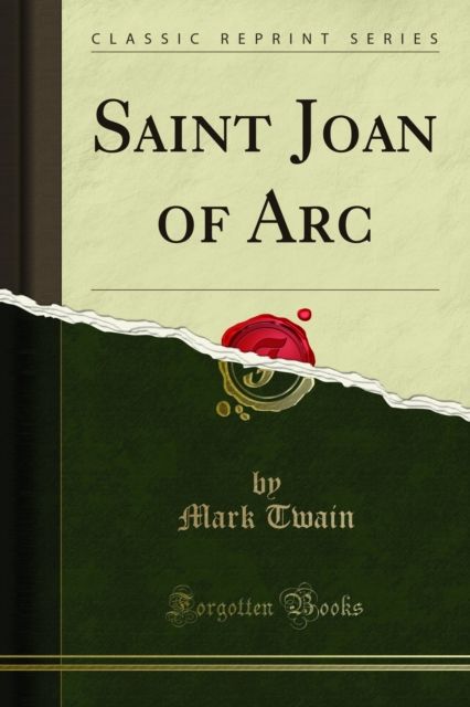 Book Cover for Saint Joan of Arc by Mark Twain