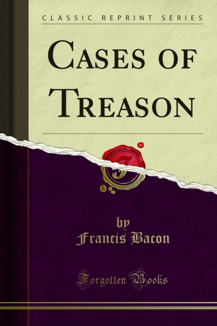 Book Cover for Cases of Treason by Francis Bacon