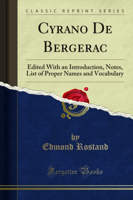 Book Cover for Cyrano De Bergerac by Edmond Rostand