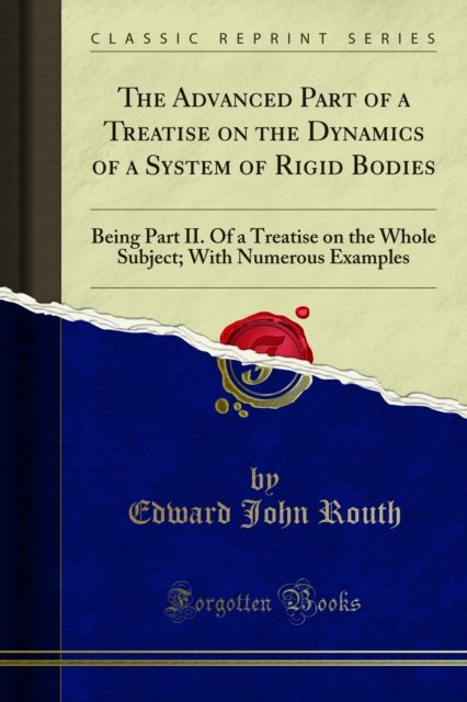 Book Cover for Advanced Part of a Treatise on the Dynamics of a System of Rigid Bodies by Edward John Routh