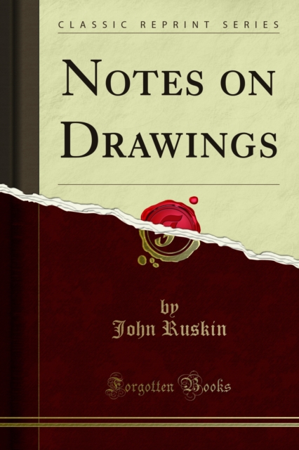Book Cover for Notes on Drawings by Ruskin, John