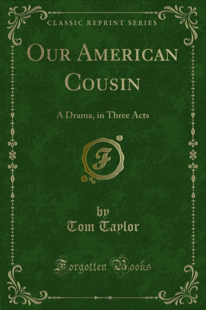 Book Cover for Our American Cousin by Taylor, Tom