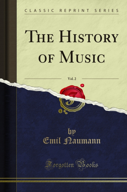 Book Cover for History of Music by Naumann, Emil