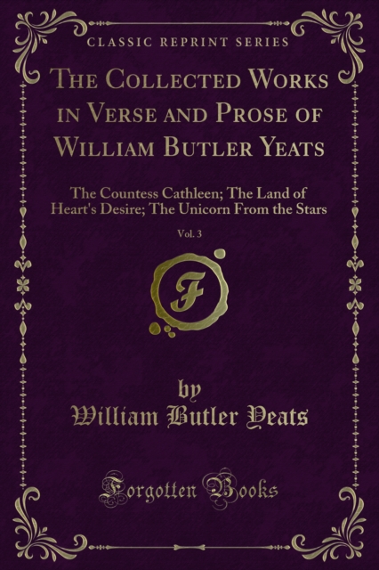 Book Cover for Collected Works in Verse and Prose of William Butler Yeats by William Butler Yeats
