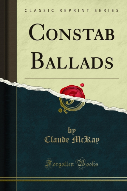 Book Cover for Constab Ballads by Claude McKay