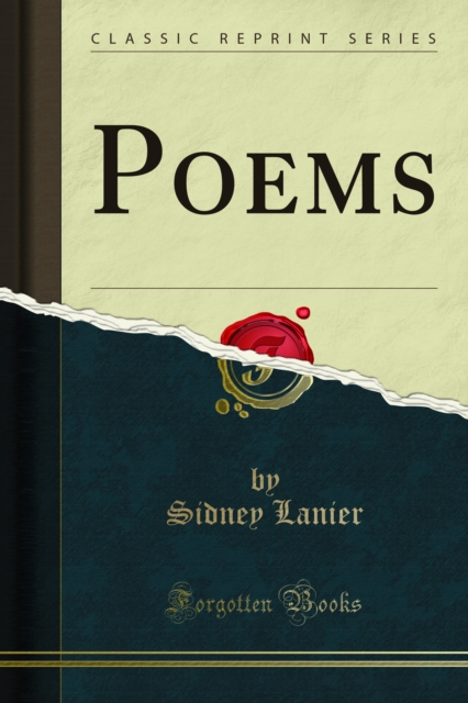 Book Cover for Poems by Sidney Lanier