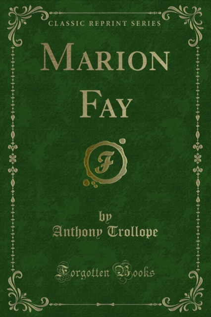 Book Cover for Marion Fay by Anthony Trollope