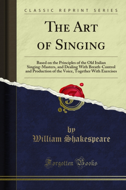 Book Cover for Art of Singing by Shakespeare, William