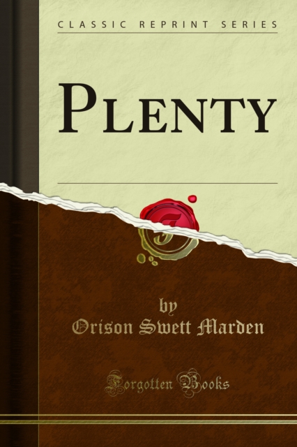 Book Cover for Plenty by Orison Swett Marden