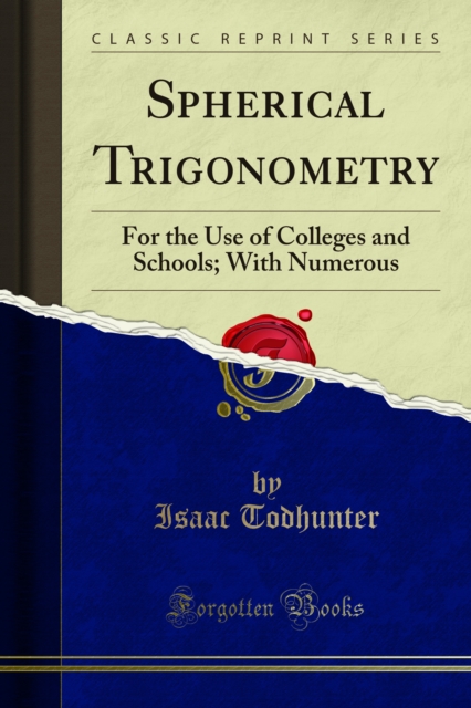 Book Cover for Spherical Trigonometry by Todhunter, Isaac