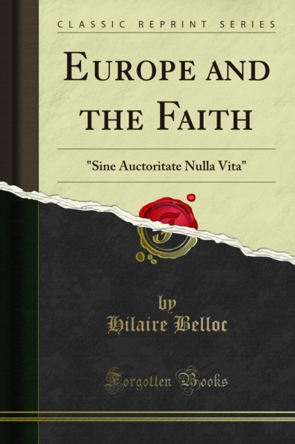 Book Cover for Europe and the Faith by Hilaire Belloc