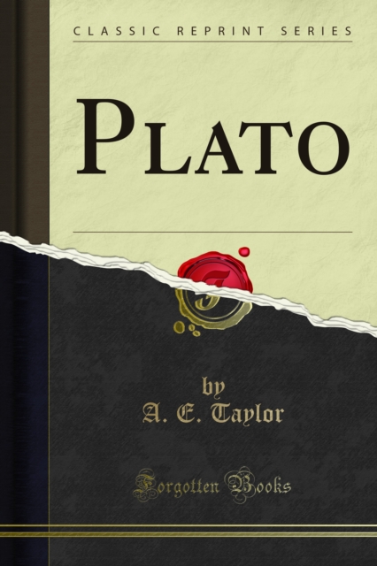 Book Cover for Plato by A. E. Taylor