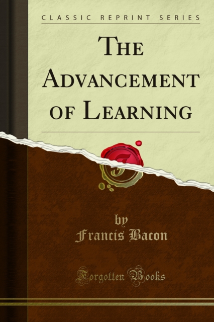 Book Cover for Advancement of Learning by Francis Bacon