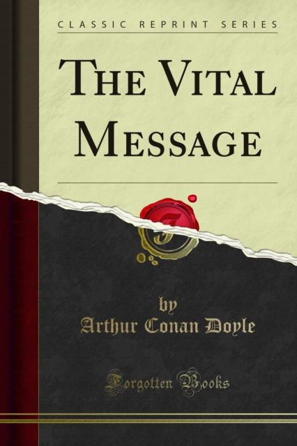 Book Cover for Vital Message by Arthur Conan Doyle