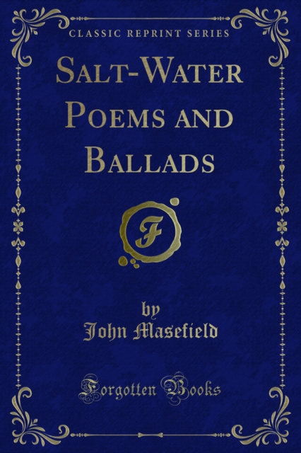 Book Cover for Salt-Water Poems and Ballads by John Masefield