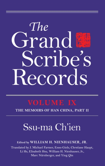 Book Cover for Grand Scribe's Records, Volume IX by Ssu-ma Ch'ien