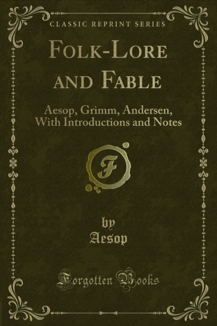 Book Cover for Folk-Lore and Fable by Aesop